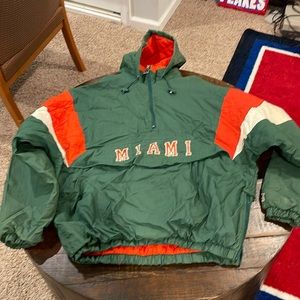 Vintage Miami Hurricanes Starter Jacket